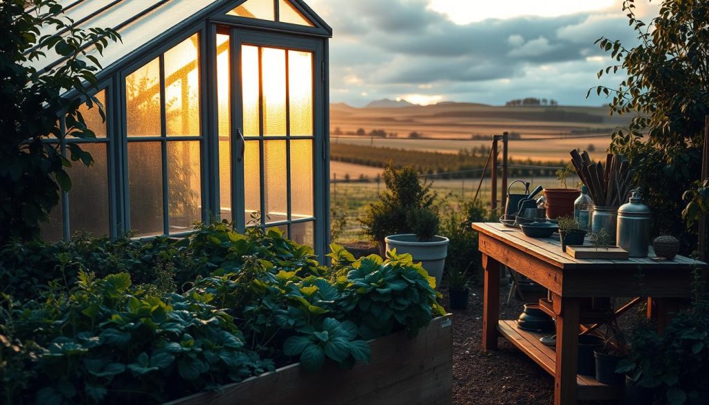 compact greenhouse location selection