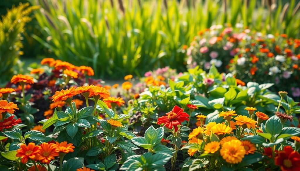 companion planting for non-toxic pest control