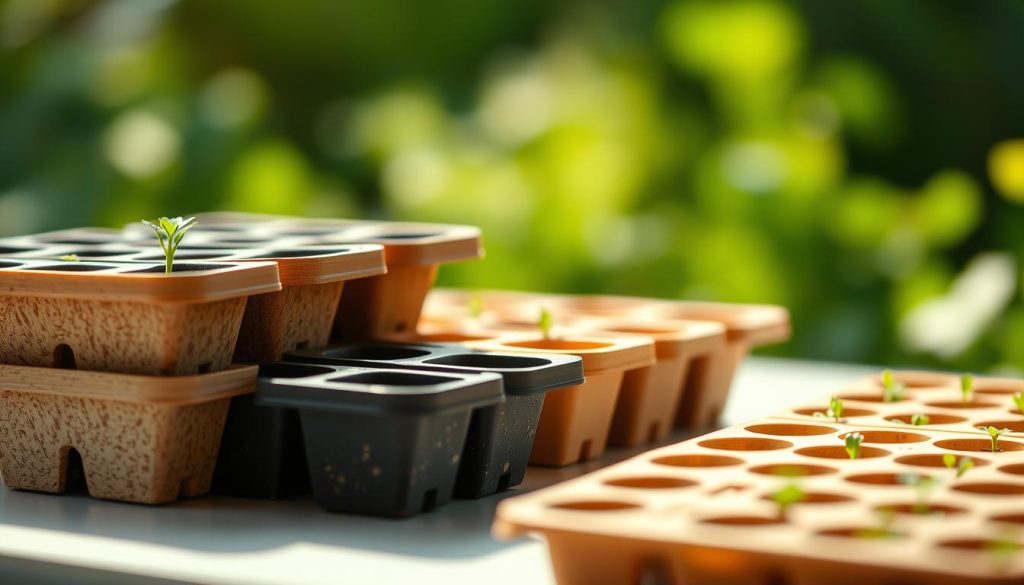 eco-friendly seed starting trays waste reduction