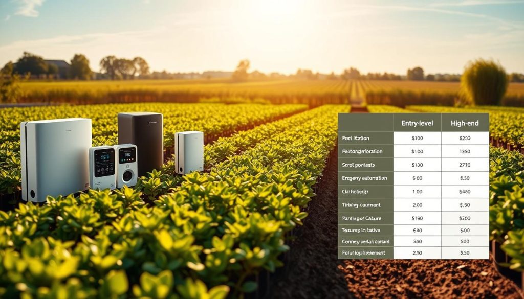garden automation systems cost comparison