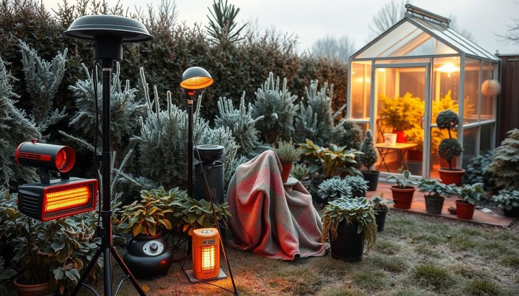 garden heating options for frost protection