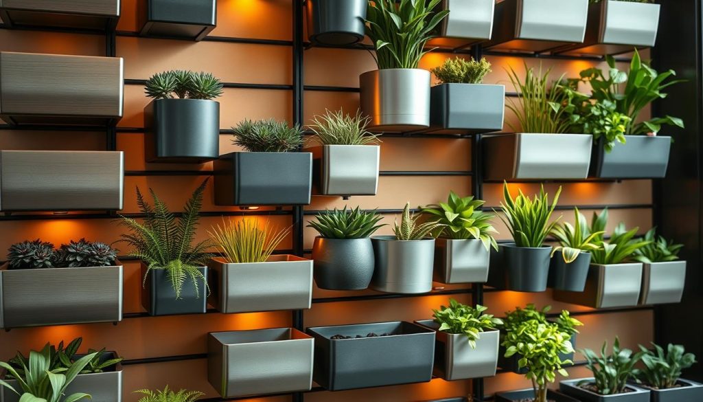 modular planters for vertical gardening