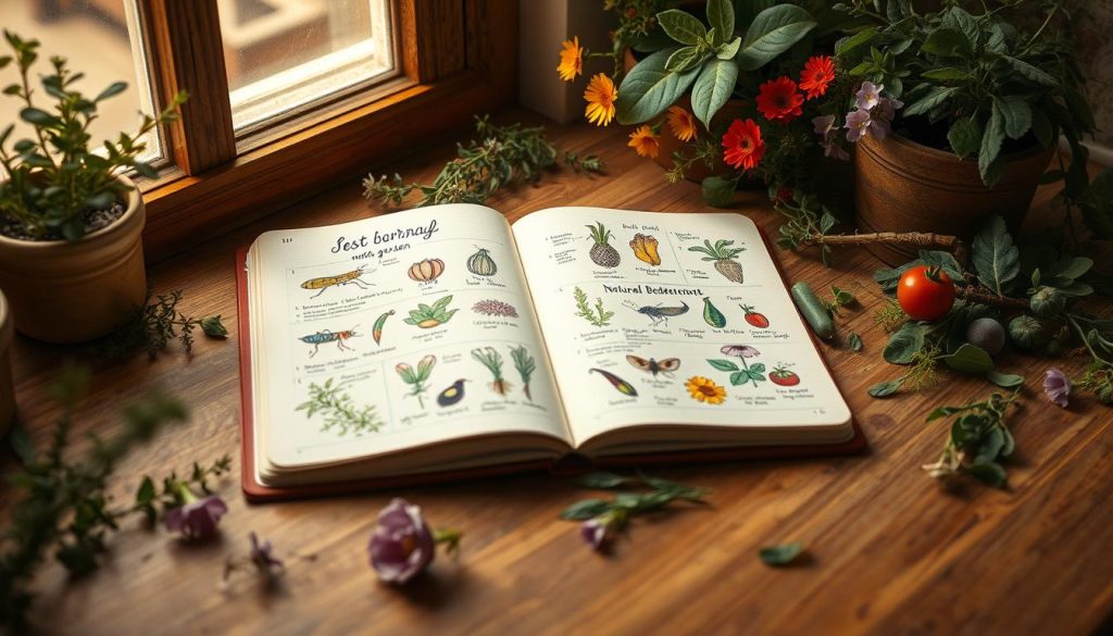 natural pest deterrents in garden journal