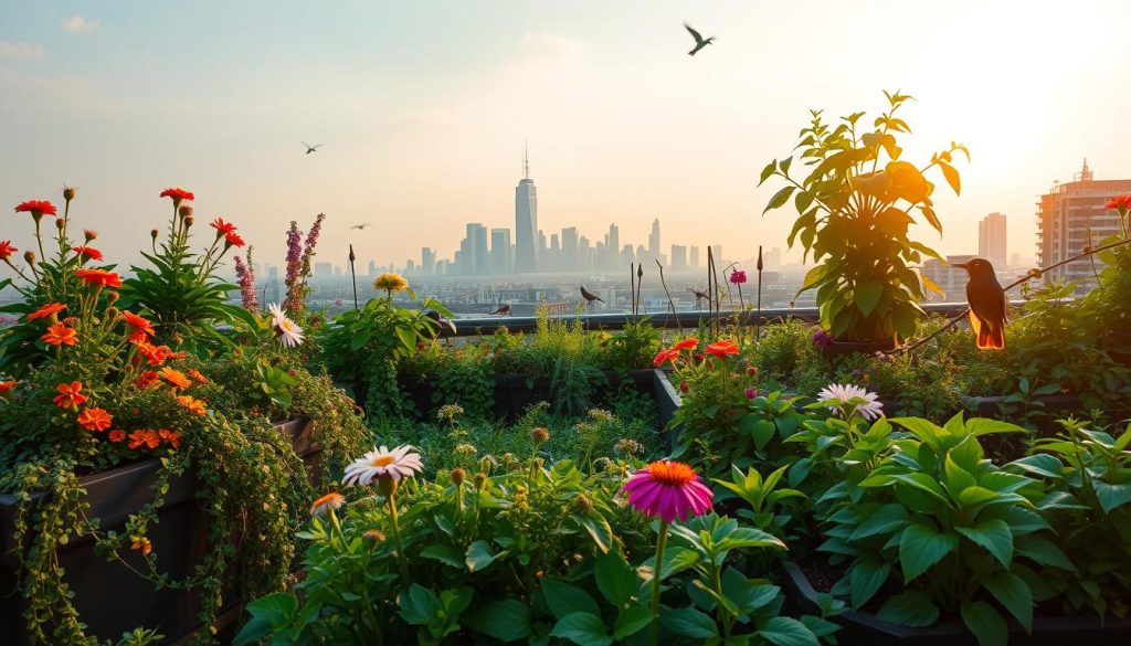 rooftop garden biodiversity environmental conservation