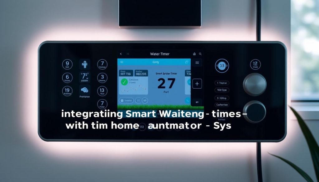 smart watering timers integrated with home automation systems
