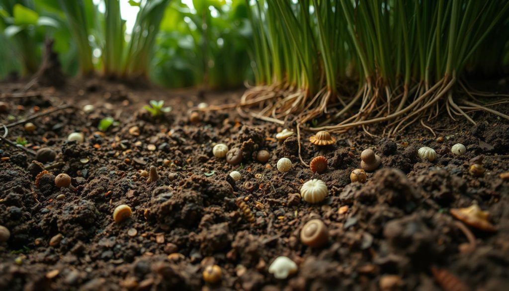 soil microorganisms in no-dig gardening