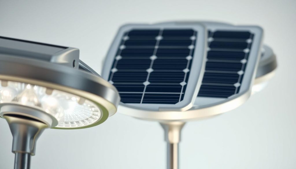 solar-powered garden lights photovoltaic cells
