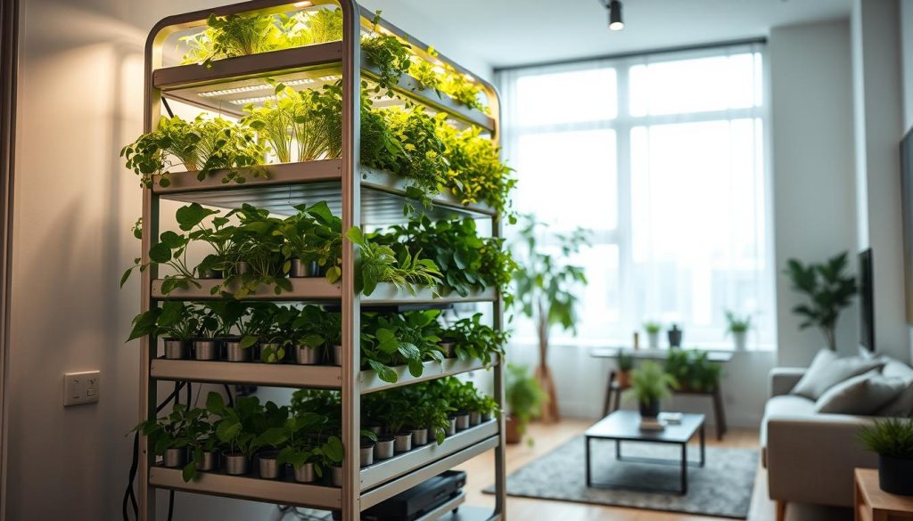 space-efficient urban farming solutions for small apartments
