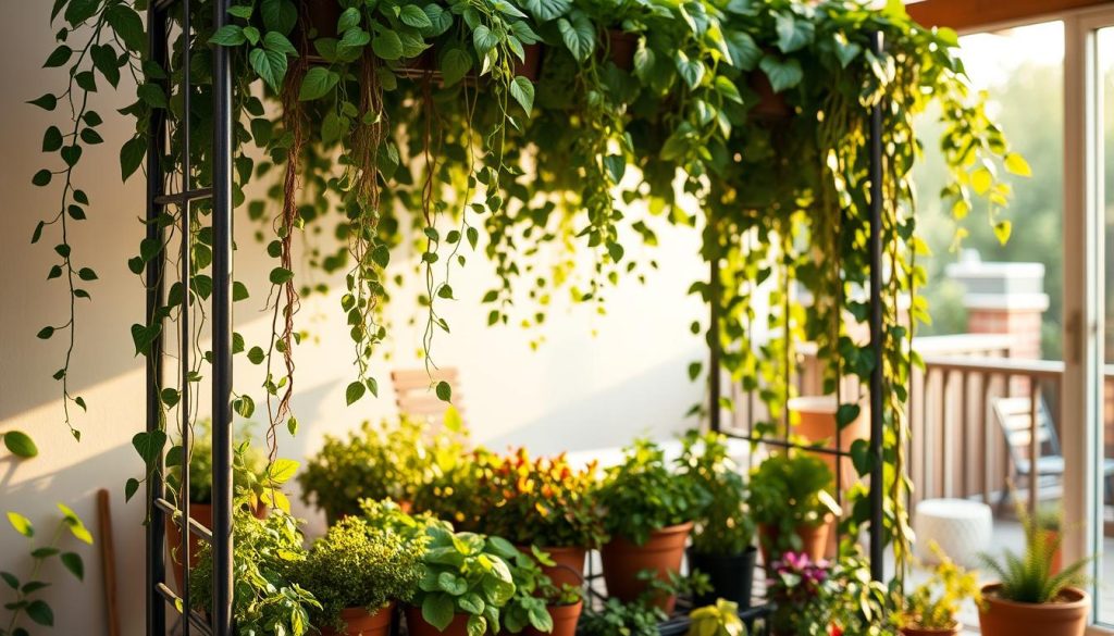 vertical garden trellis systems for space-saving gardening