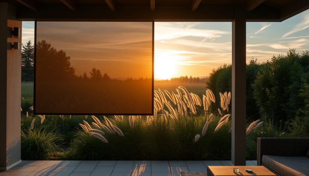 wind protection for outdoor living spaces